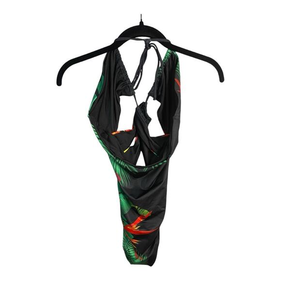 NWT Fredericks of Hollywood Cabarita CutOut Tropical One‎ Piece Swimsuit M NWT - Picture 6 of 7